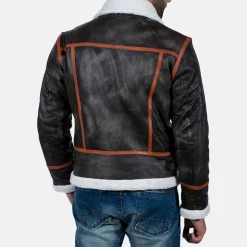 Alpine Brown Fur Leather Jacket
