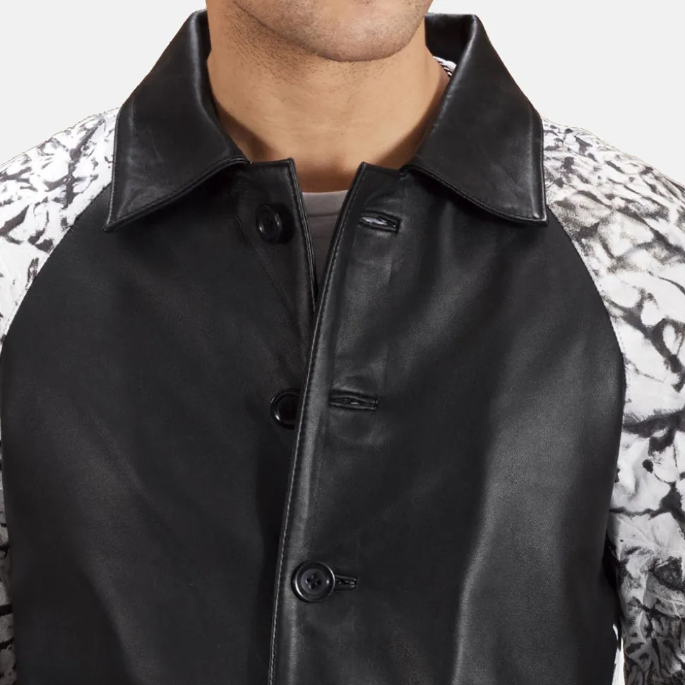 Artistry Black Dye Leather Coat