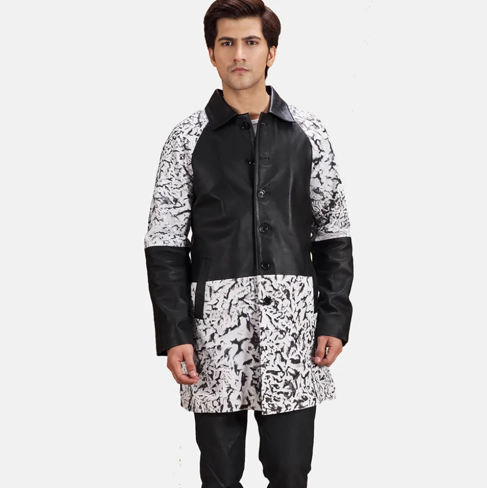 Artistry Black Dye Leather Coat