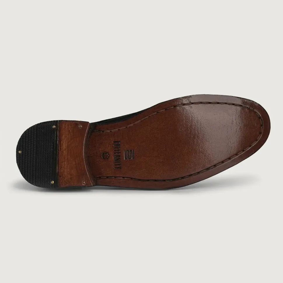 Attorney Derby Black Leather Shoes