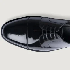 Attorney Derby Black Patent Leather Shoes