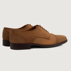 Attorney Derby Brown Nubuck Leather Shoes