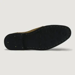 Attorney Derby Brown Suede Leather Shoes - StudGuard
