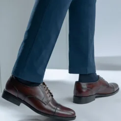 Attorney Derby Burnished Brown Leather Shoes