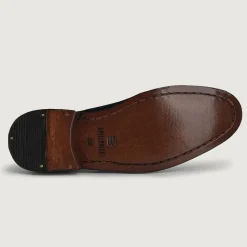 Attorney Derby Midnight Blue Leather Shoes