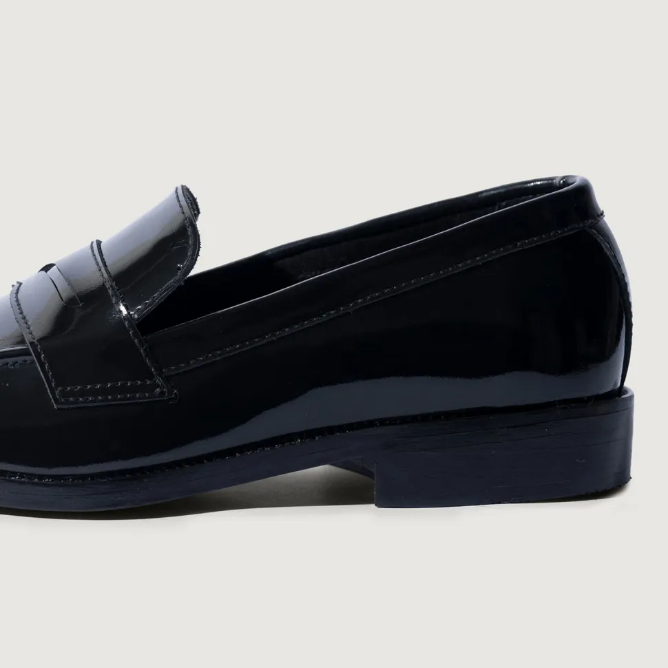 Baxton Black Patent Leather Loafers
