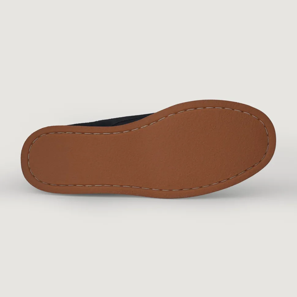Bearman Moc Toe Black Suede Boots