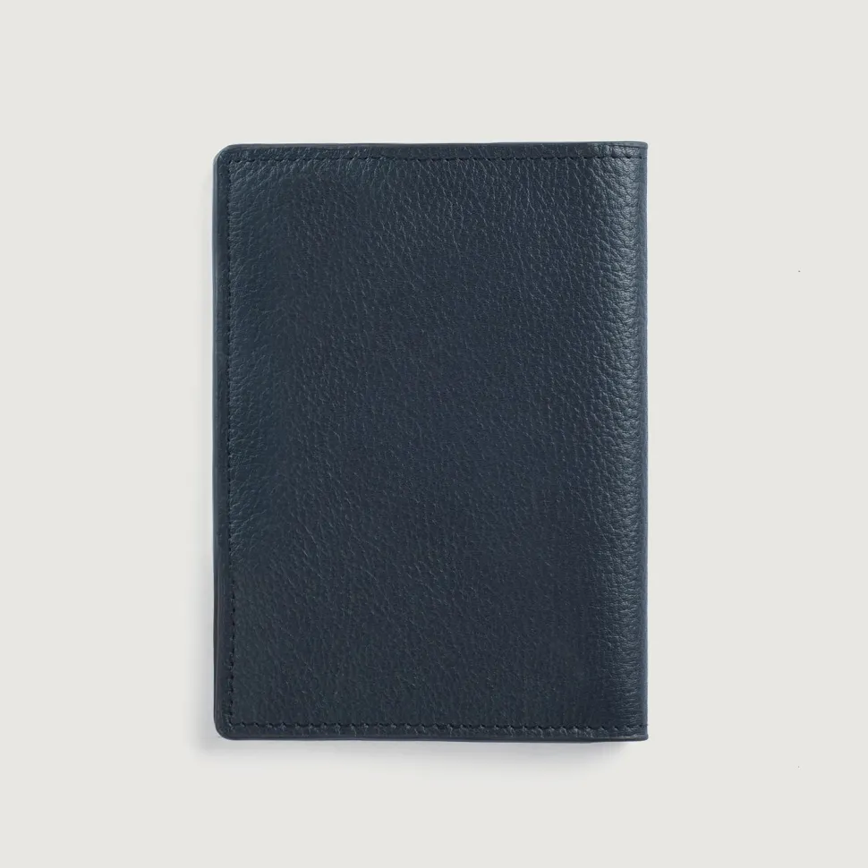 Bernardi Blue Leather Travel Wallet