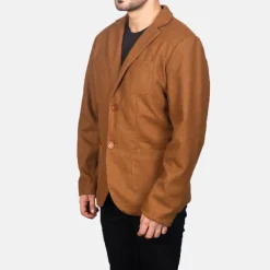 Borges Khaki Wool Blazer