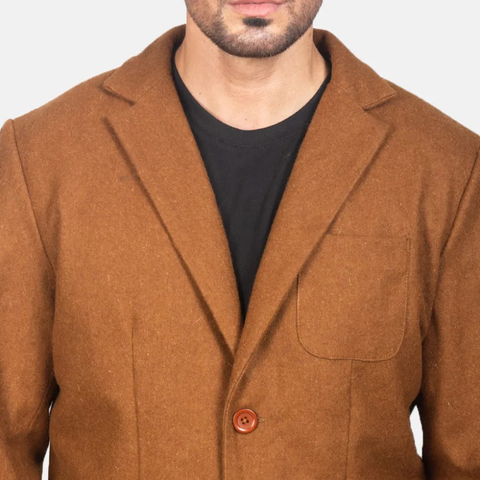 Borges Khaki Wool Blazer