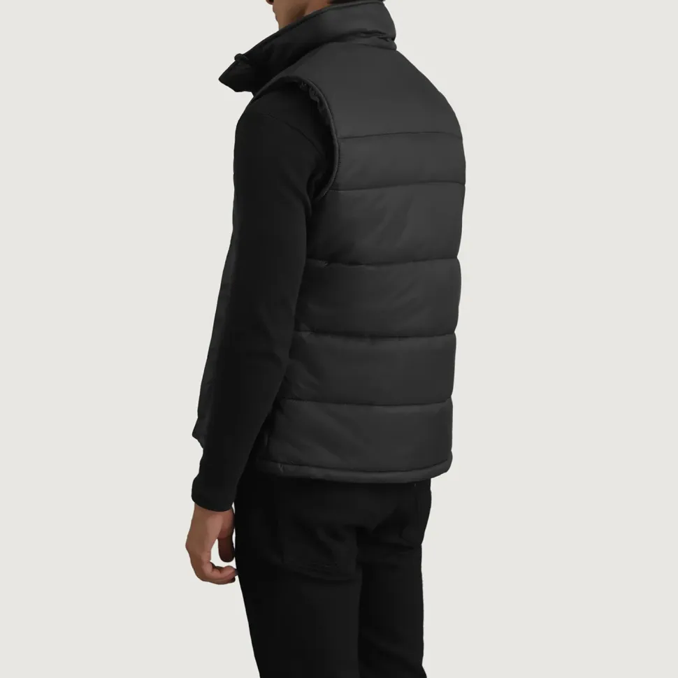 Bryan Black Puffer Vest