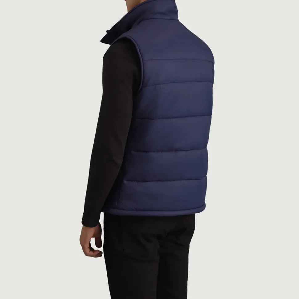 Bryan Blue Puffer Vest