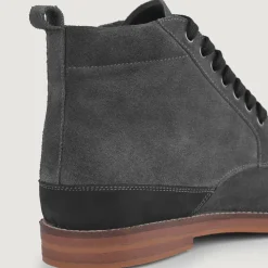 Carnell Moc Toe Grey Suede Boots
