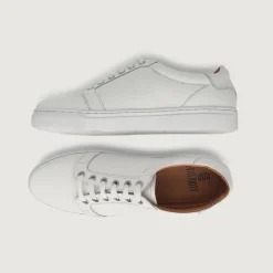 Carter Runn White Leather Sneakers