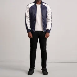Clarke Blue Varsity Jacket