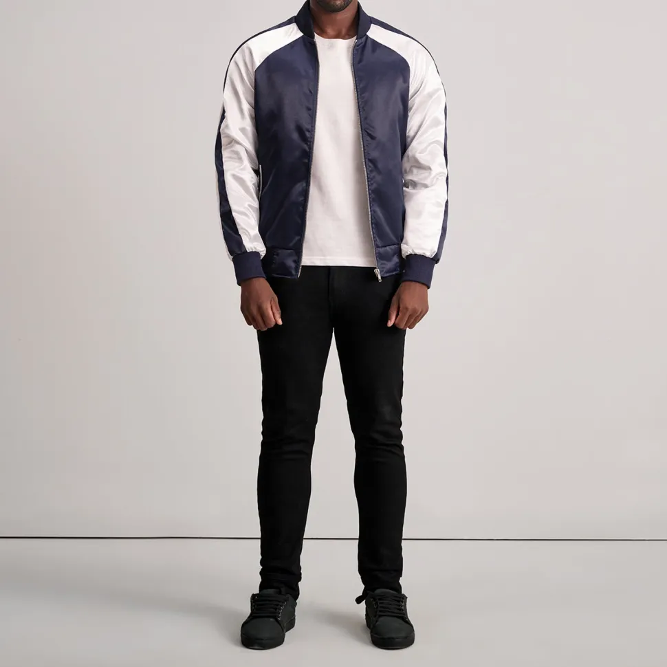 Clarke Blue Varsity Jacket