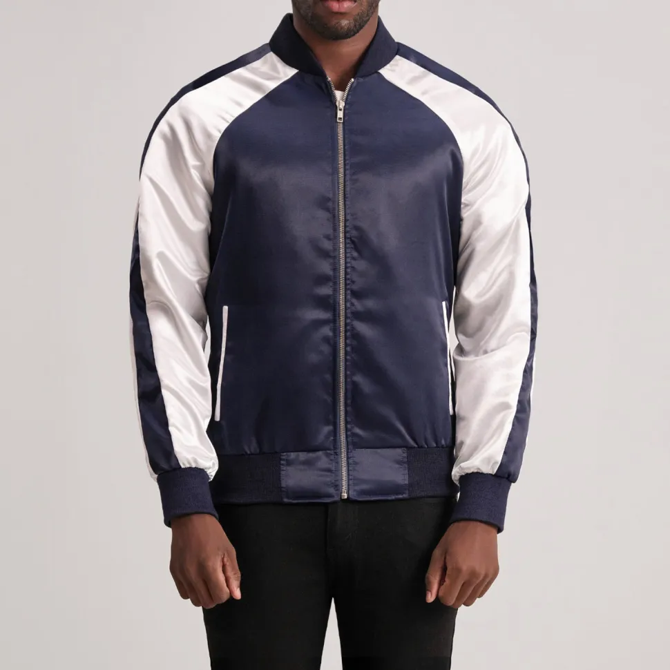 Clarke Blue Varsity Jacket