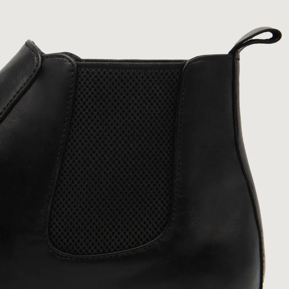 Clarkson Chelsea Black Leather Boots