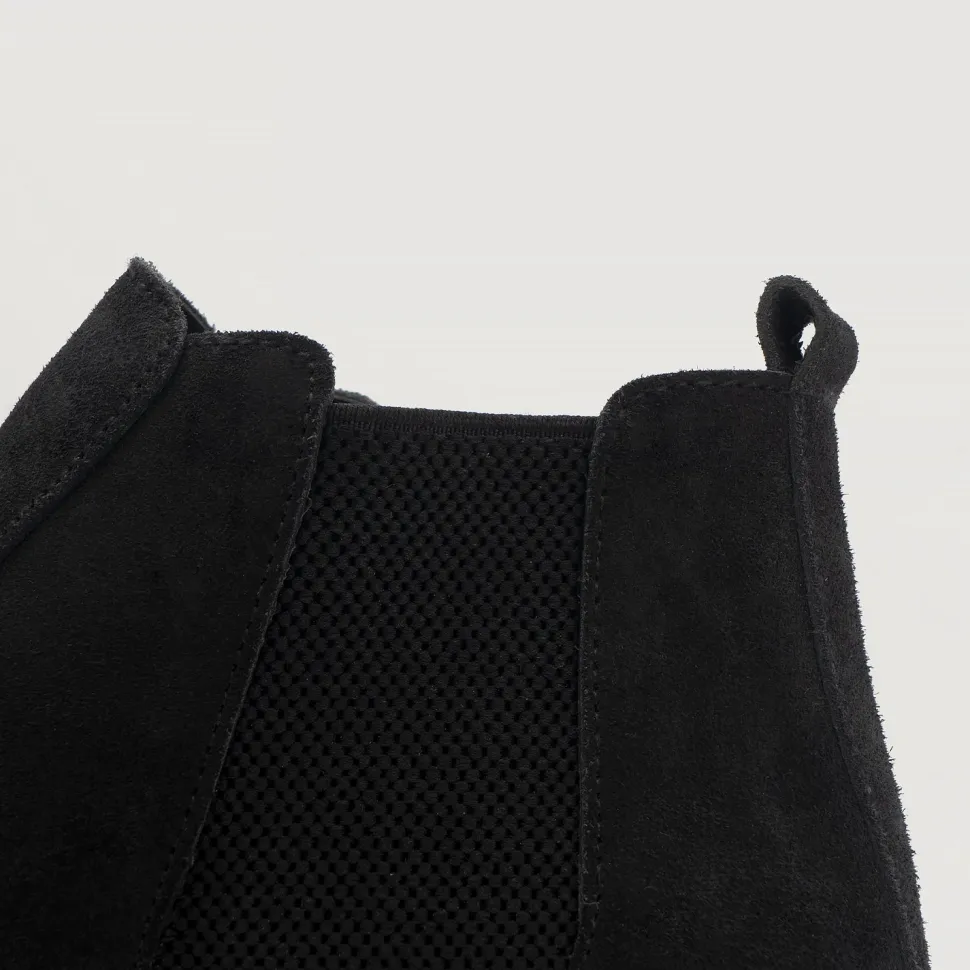 Clarkson Chelsea Black Suede Leather Boots