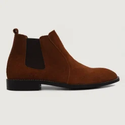 Clarkson Chelsea Brown Suede Leather Boots