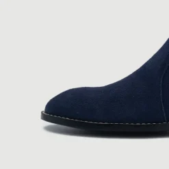 Clarkson Chelsea Midnight Blue Suede Leather Boots