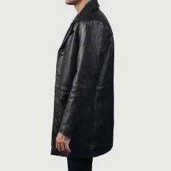 Classmith Black Leather Coat