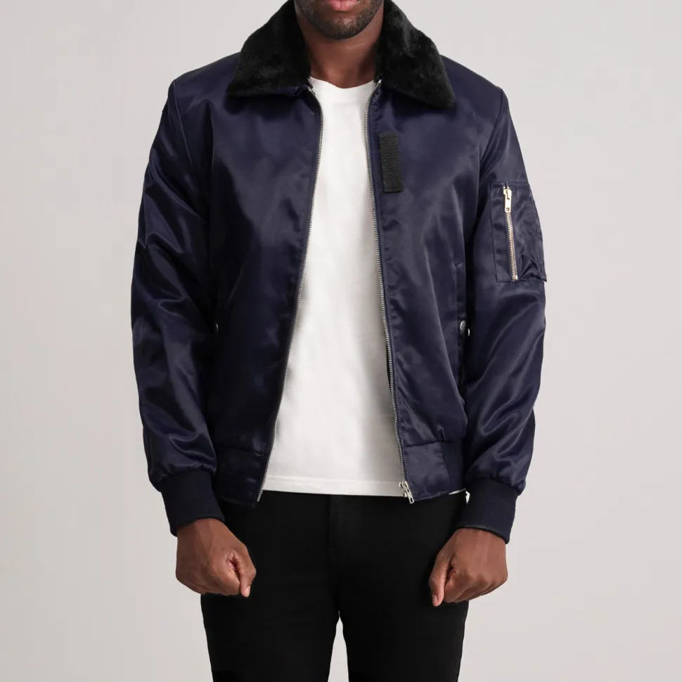 Clyde B-15 Blue Bomber Jacket