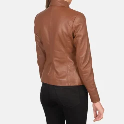 Colette Brown Leather Jacket