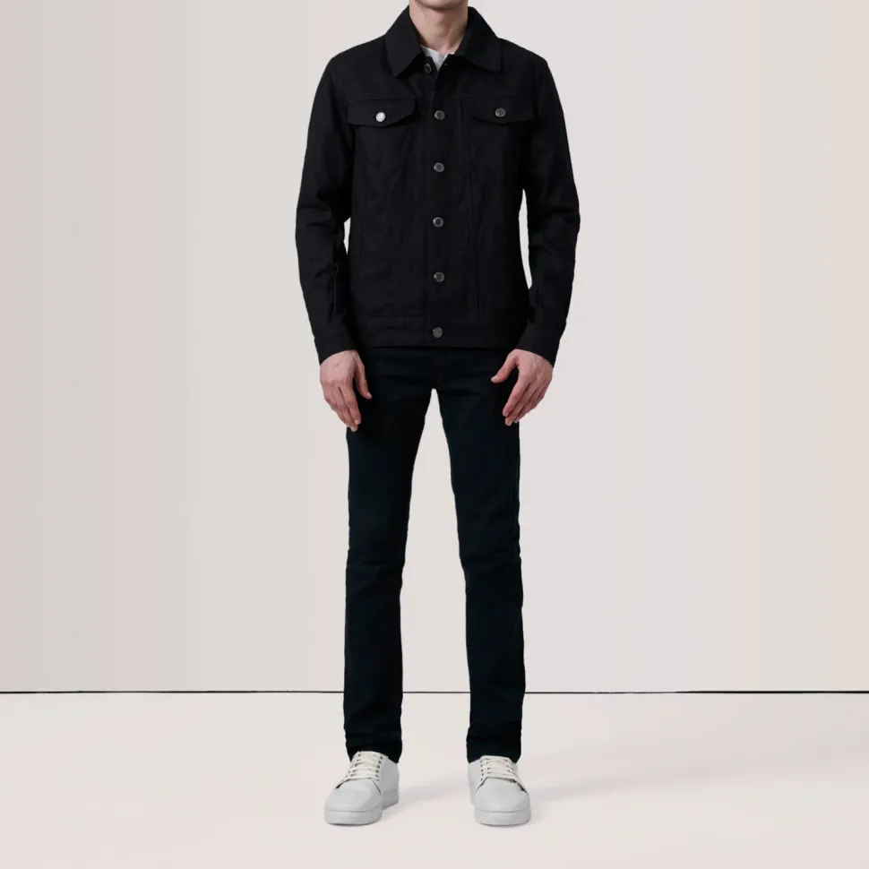 Conard Black Denim Trucker Jacket