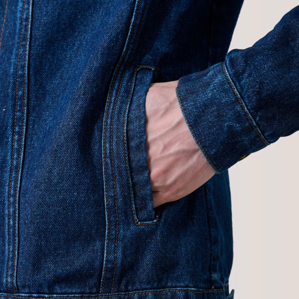 Conard Dark Blue Denim Trucker Jacket