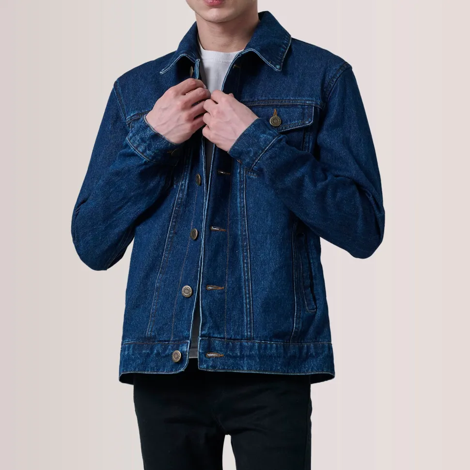 Conard Dark Blue Denim Trucker Jacket