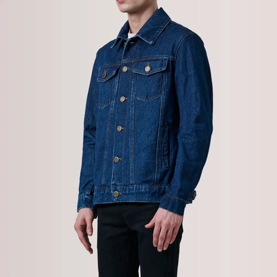 Conard Dark Blue Denim Trucker Jacket