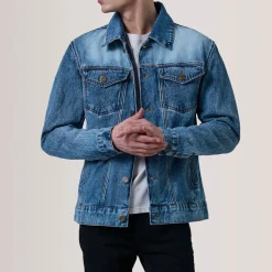 Conard Ice Blue Denim Trucker Jacket