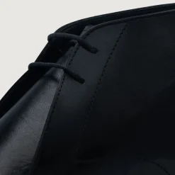 Corry Chukka Black Leather Boots