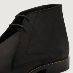 Corry Chukka Black Nubuck Leather Boots