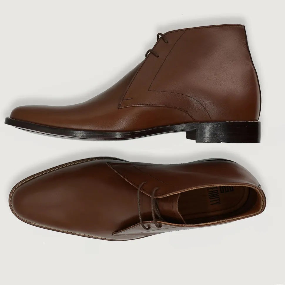 Corry Chukka Brown Leather Boots