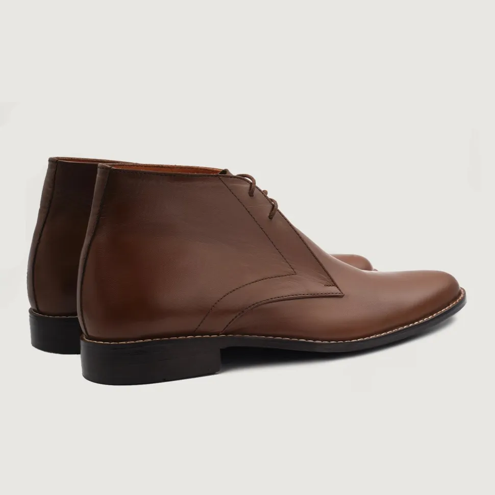 Corry Chukka Brown Leather Boots