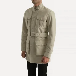 Dolf Off-White Suede Jacket