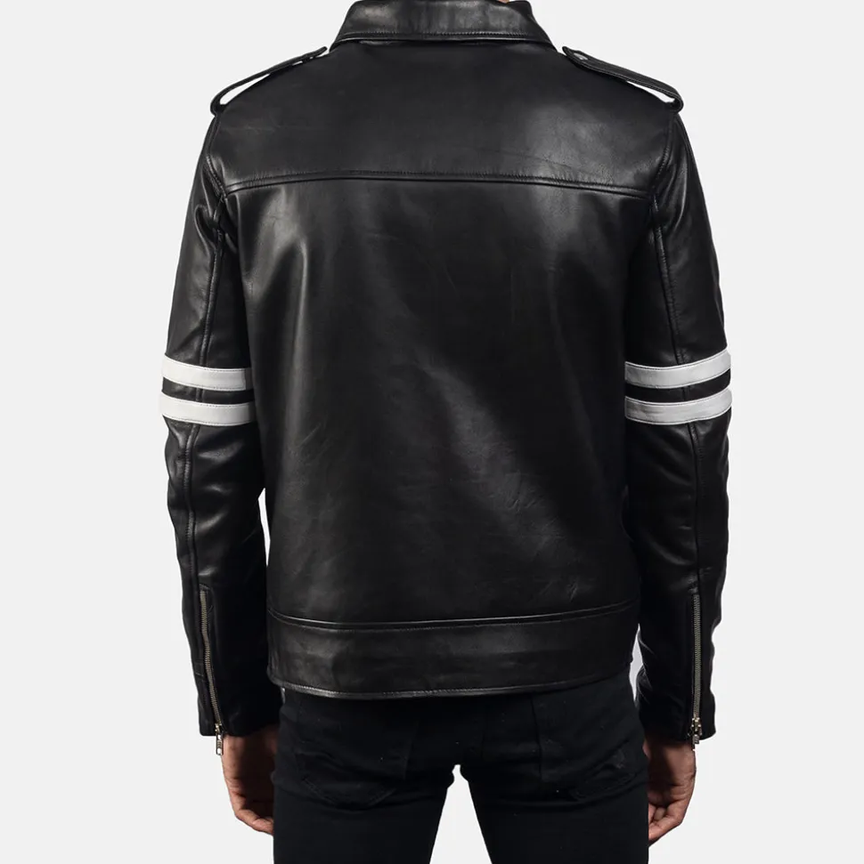 Dragonhide Black Leather Jacket