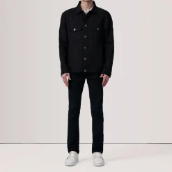 Eddie Black Oversized Denim Trucker Jacket