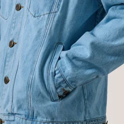 Eddie Light Blue Oversized Denim Trucker Jacket