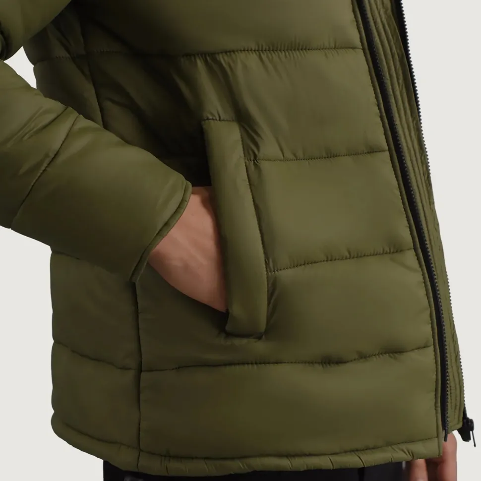 Erico Green Hooded Puffer Jacket