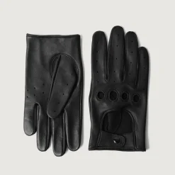 Ferdinand Black Leather Driving Gloves