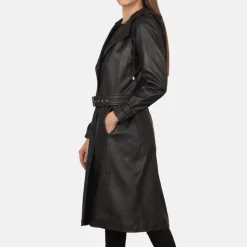 Fixon Hooded Brown Trench Coat