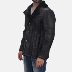 Furcliff Double Face Shearling Leather Coat