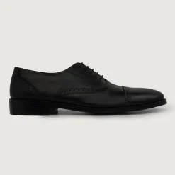 Greyson Brogues Oxford Black Leather Shoes