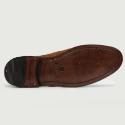 Greyson Brogues Oxford Brown Suede Leather Shoes