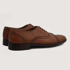 Greyson Brogues Oxford Tan Leather Shoes