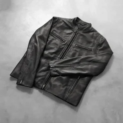 Ionic Black Leather Jacket