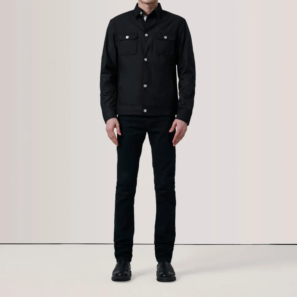 Irwin Black Waxed Canvas Field Jacket